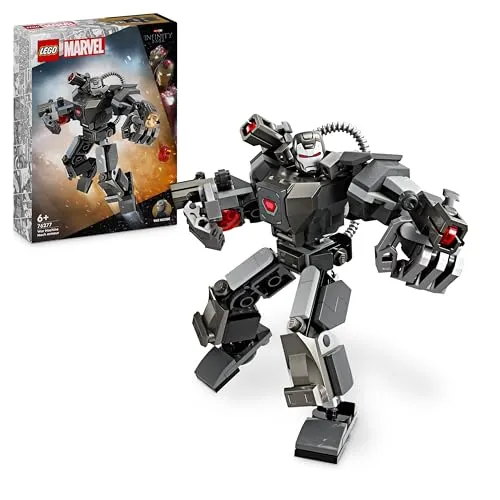 LEGO Marvel War Machine - Robot Articulado com Armadura e Canhões