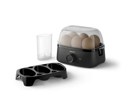 Philips Egg Cooker Series 3000 - Cozedor Elétrico para 6 Ovos