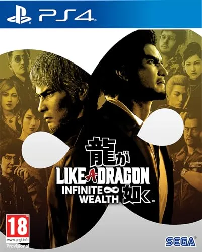 Like a Dragon: Infinite Wealth PS4 - Aventura RPG com Ichiban Kasuga e Kazuma Kiryu