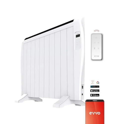 Radiador EVVO C10 1500W - Emissor Térmico Inteligente com Controlo Remoto