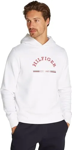 Sweatshirt Tommy Hilfiger Masculina com Capuz em Algodão