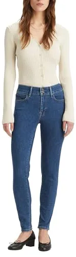 Levi's 711 Double Button | Calças de Ganga Skinny para Senhora