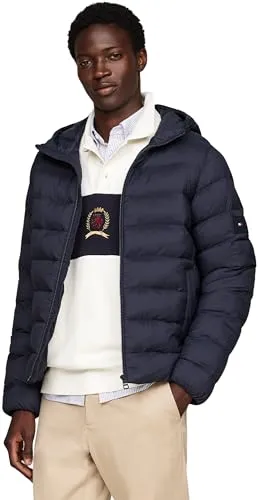 Casaco Tommy Hilfiger Mid Weight Acolchoado com Capuz para Homem