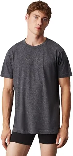 T-shirt Calvin Klein Masculina com Logo no Peito