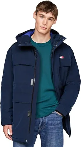 Parka Tommy Jeans Tech Canvas - Casaco Impermeável Masculino