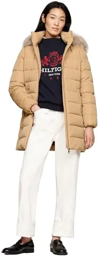 Casaco Tommy Hilfiger Heritage Down Tyra Coat Feminino Acolchoado