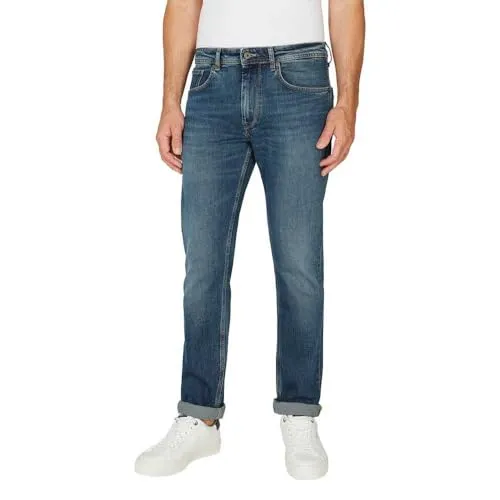 Pepe Jeans PM207393 - Calças de Ganga Straight Fit para Homem