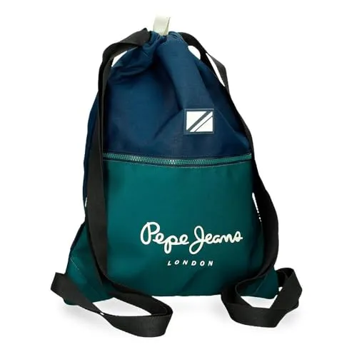 Mochila Pepe Jeans Ben Unissexo com Bolso Frontal e Alças Ajustáveis