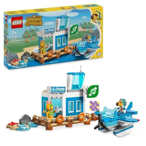 LEGO Animal Crossing Dodo Airlines - Set Aeroporto com Torre de Controlo