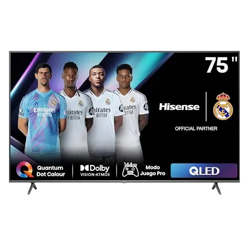 Hisense 75E7NQ Pro QLED Smart TV Gaming 75" 144Hz com Dolby Vision IQ