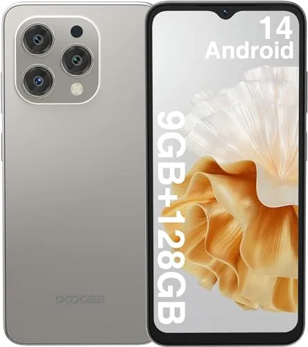 DOOGEE N55 2024 - Telemóvel Android 14 com 9GB RAM e Ecrã 90Hz