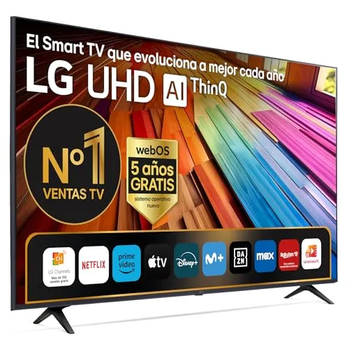 LG 55UT80006LA Smart TV 4K HDR com WebOS 24 e Processador a5 IA