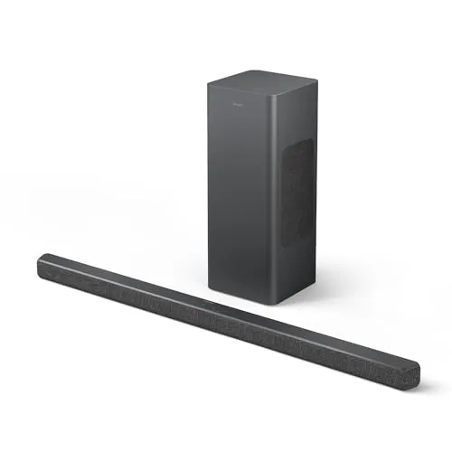 Philips TAB6309 Soundbar 2.1 com Subwoofer Wireless 320W e Dolby Atmos