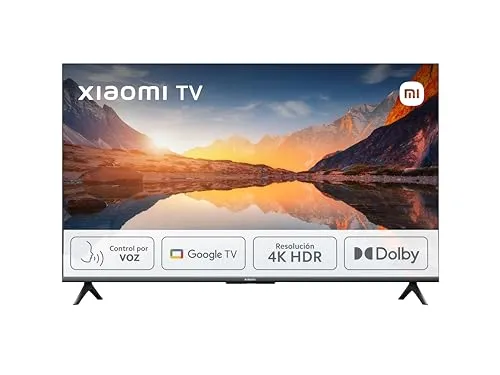 Xiaomi TV A 2025 50" Smart TV 4K HDR com Google TV e Dolby Audio