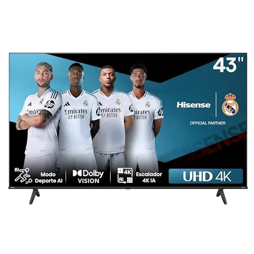 Hisense 43A6N Smart TV 4K 43" com Dolby Vision e Modo Jogo PLUS