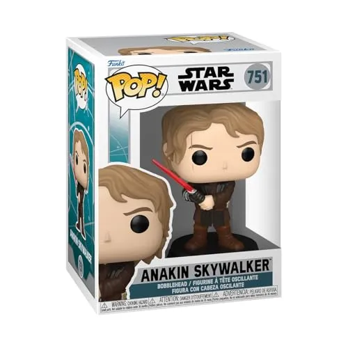 Funko Pop Star Wars Ahsoka: Anakin Skywalker - Figura Colecionável 9,5cm