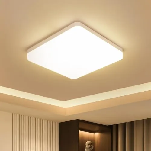 Kambo Plafon LED 36W Ultra Fino - Candeeiro de Teto Moderno 3000K