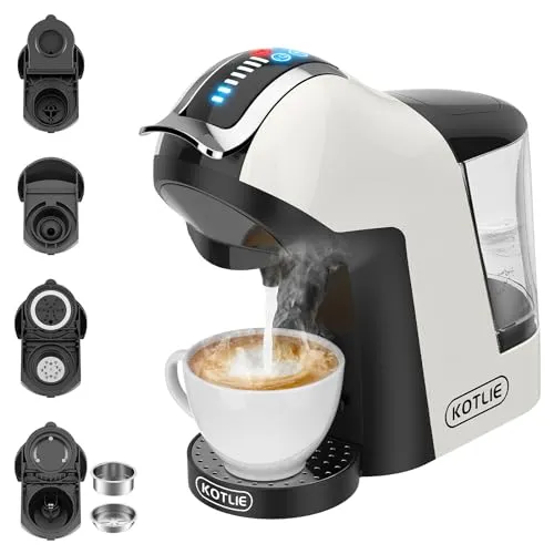 EM-308A Máquina de Café Espresso 19 Bar Multicápsulas 5 em 1