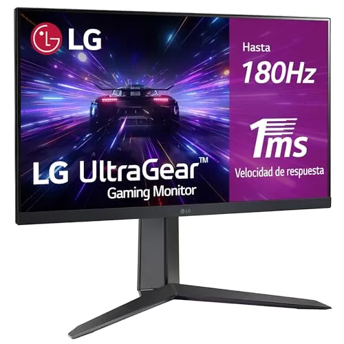 LG 24GS65F-B Monitor Gaming Ultragear 24" Full HD 180Hz IPS