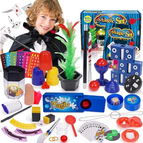 Magic Set - Kit Profissional de Magia com 60+ Truques para Crianças