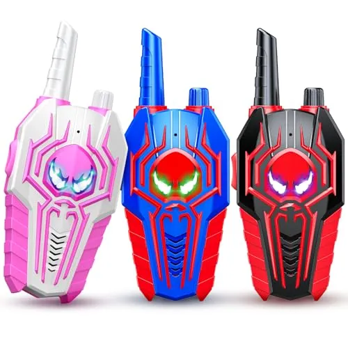 Toyokid Spider Walkie Talkie Infantil - Comunicador para Crianças 3-10 Anos