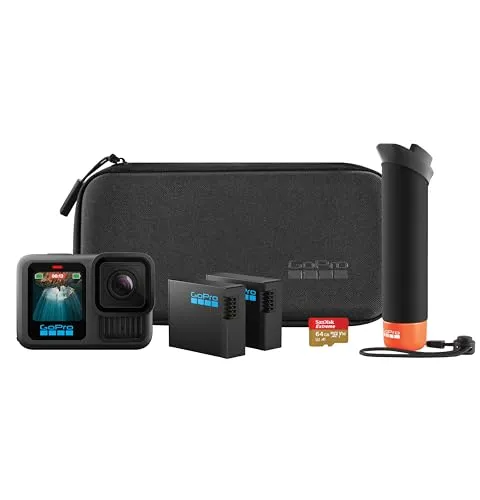 GoPro HERO13 Black Bundle - Câmara de Ação 5.3K com Kit Completo