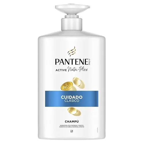 Pantene Pro-V Classic Clean Champô 1000ml com Doseador para Cabelo Normal e Misto