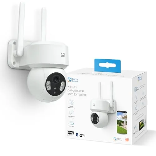 Garza Smart Câmara de Vigilância WiFi IP 360° Full HD 1296p para Exterior