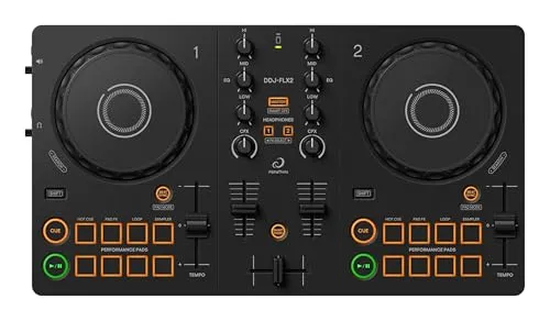 DDJ-FLX2 - Controlador DJ Profissional de 2 Canais com Streaming