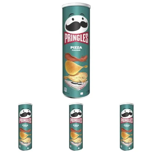 Pringles Pizza 185g Pack 4 - Batatas Fritas Sabor Pizza