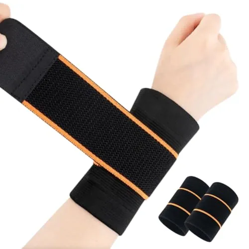 Wrist Support Bands - Munhequeiras Desportivas para CrossFit e Ginásio (Pack 2)