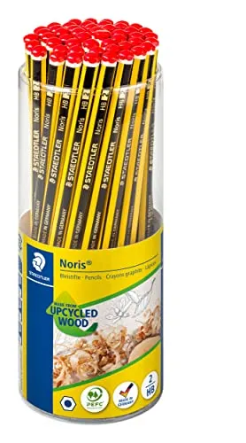 Staedtler Noris Lápis HB2 - Pack 50 Unidades para Escrita e Desenho