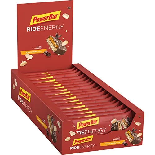 PowerBar Ride Energy Amendoim e Caramelo - Barra Energética Proteica