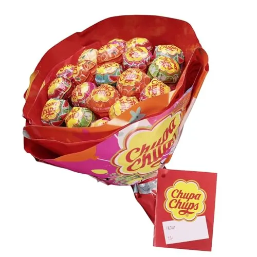 Chupa Chups Flower Bouquet - Ramo com 19 Chupa-chupas Sortidos