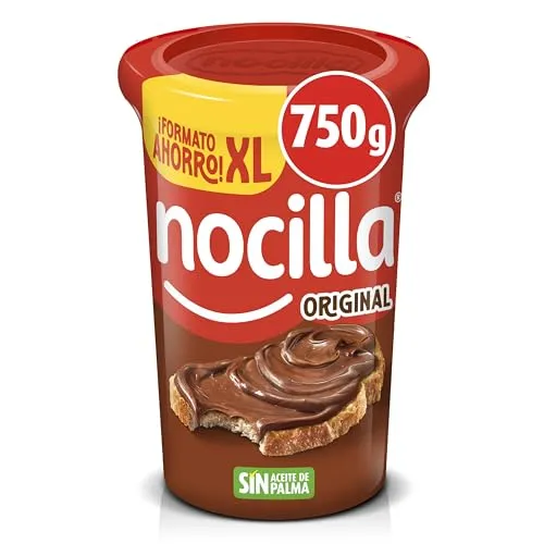 Nocilla Original Cream - Creme de Chocolate e Avelã sem Óleo de Palma 750g