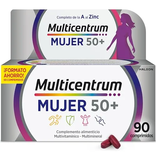 Multicentrum Woman 50+ Suplemento Multivitamínico para Mulheres Pós-Menopausa