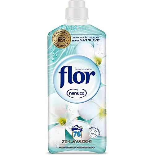 FLOR Suavizante Concentrado Hipoalergénico Aroma Nenuco - 78 Doses