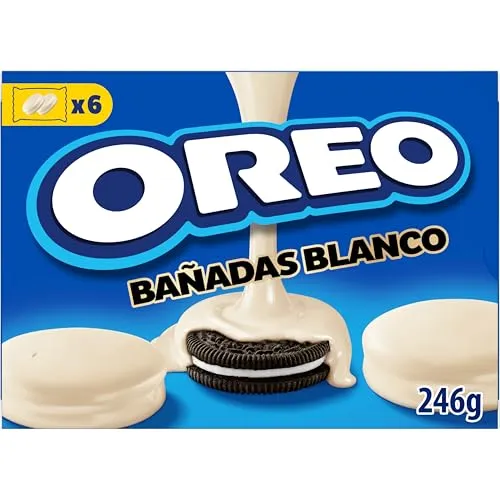 Oreo Banhadas - Bolachas de Cacau com Chocolate Branco 246g