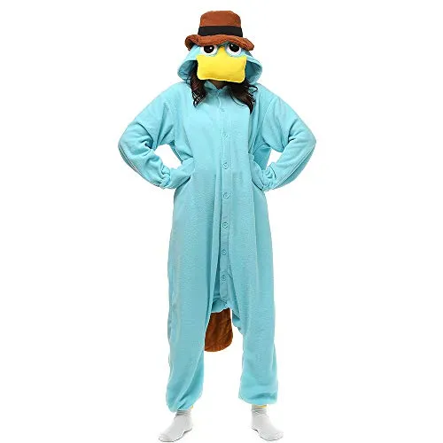 LBJR Pijama Onesie Kigurumi Unissexo em Poliéster Macio