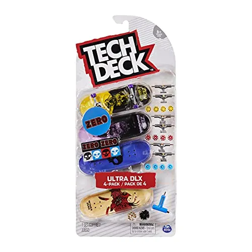 Tech Deck Pack 4 Mini Skates para Dedos Personalizáveis