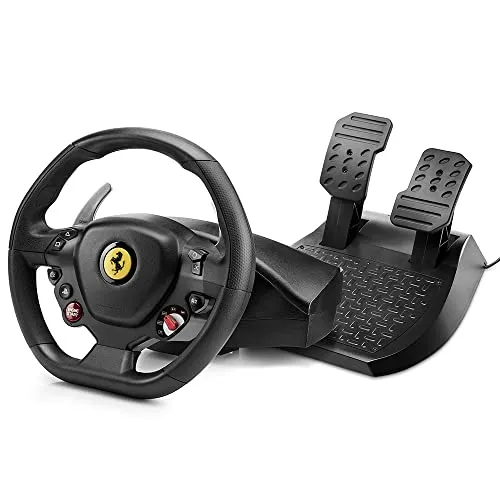 Thrustmaster T80 RW Ferrari 488 GTB - Volante Gaming para PlayStation