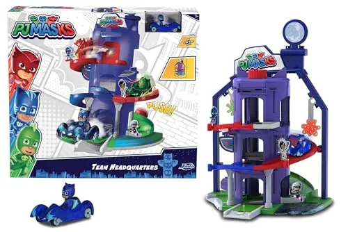 Quartel General PJ Masks 3 Níveis com Carro Gatuno Simba 3145000