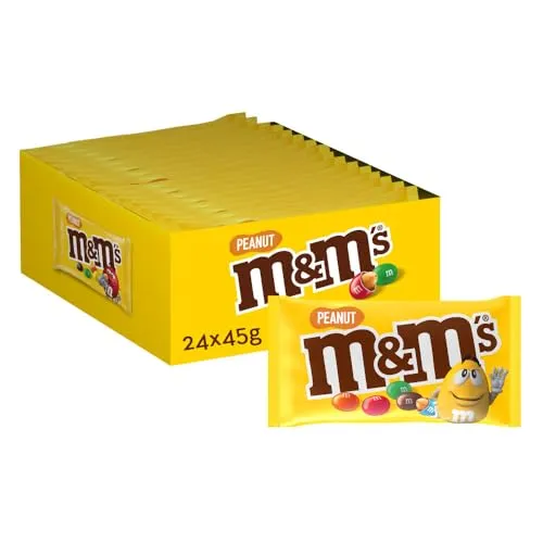 M&M's Peanuts - Bolacha de Chocolate de Leite com Amendoim