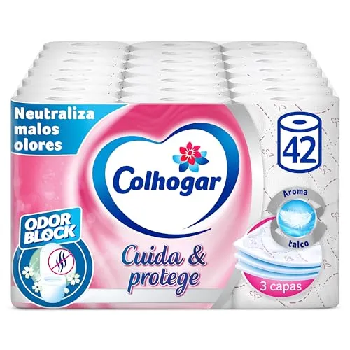 Collar Protect Cuida&Protege Odor Block - Papel Higiénico Extra Suave 42 Rolos