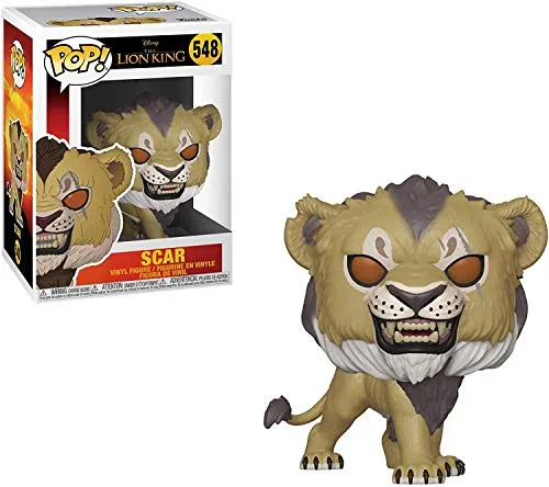 Funko Pop Disney O Rei Leão - Figura Scar em Vinil 9,5cm