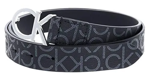 Cinto Calvin Klein CK Mono Belt Feminino em Pele Sintética