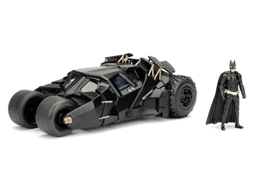 Batman The Dark Knight - Figura + Batmobile Colecionável