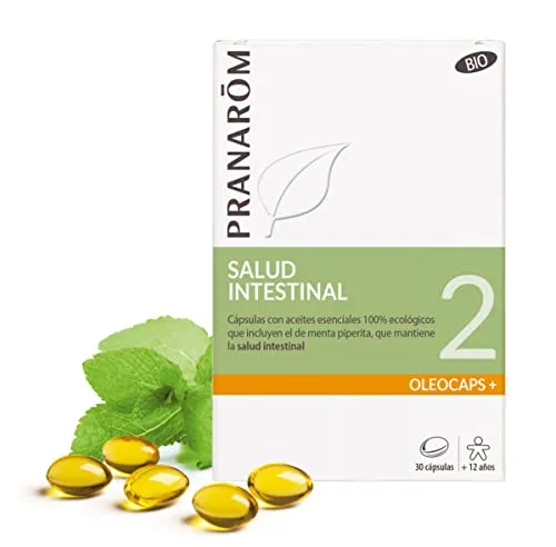 PRANAROM Oleocaps+ 2 - Cápsulas Naturais para Saúde Intestinal