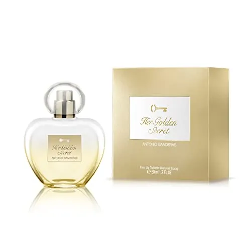 Banderas Her Golden Secret EDT - Perfume Feminino Floral Frutal