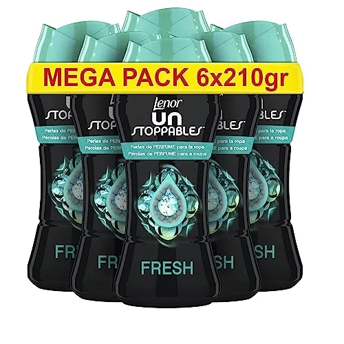 Lenor UNstoppables Fresh - Pérolas de Perfume para Roupa 210g (93 Lavagens)